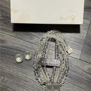 R.J. Graziano Clear Crystal Jewelry Set
